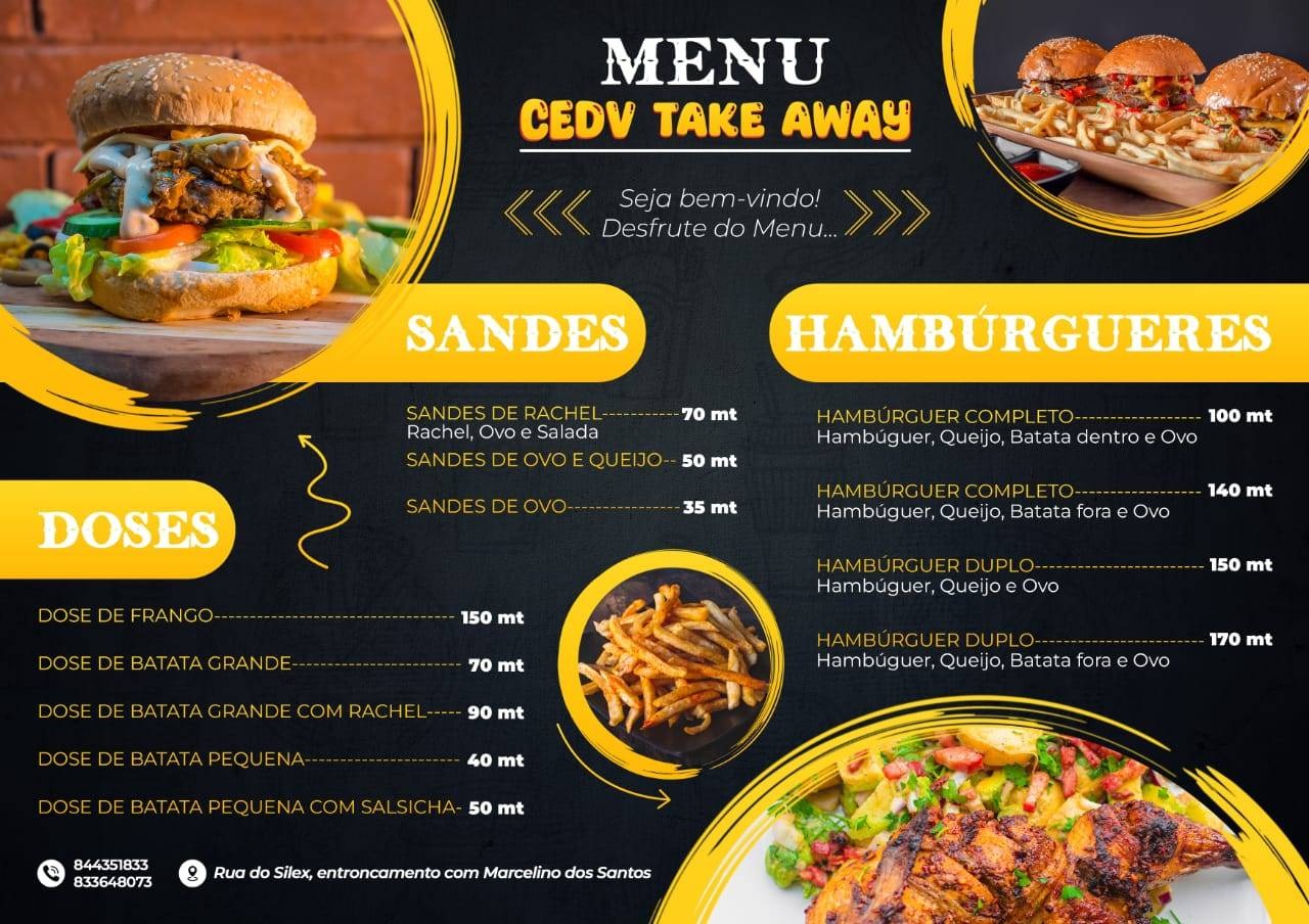 CEDV Menu
